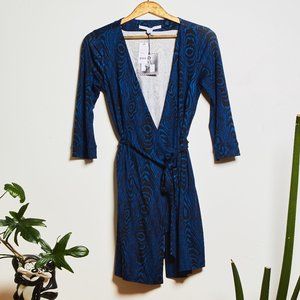 Diane Von Furstenberg Wrap Dress Size 14 NWT